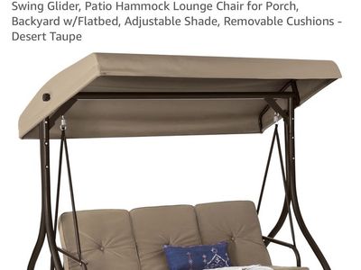 Heavy duty outdoor swing