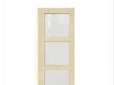Brand new!30x80 Solid Core Pine Glass Single Interior Door slab
