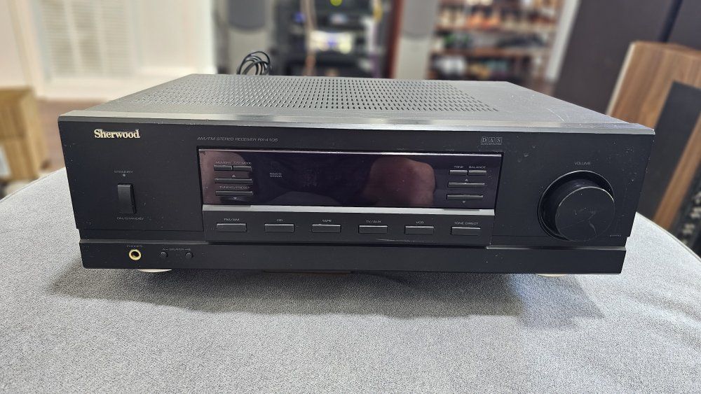 Sherwood RX-4105 AM/FM Stereo Receiver – 100 Watts/Channel w/ Phono Input
