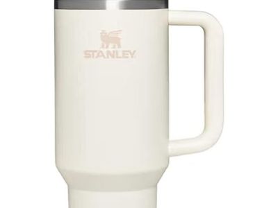 Cream Stanley 40 Oz Tumbler, Quencher H2.0, New