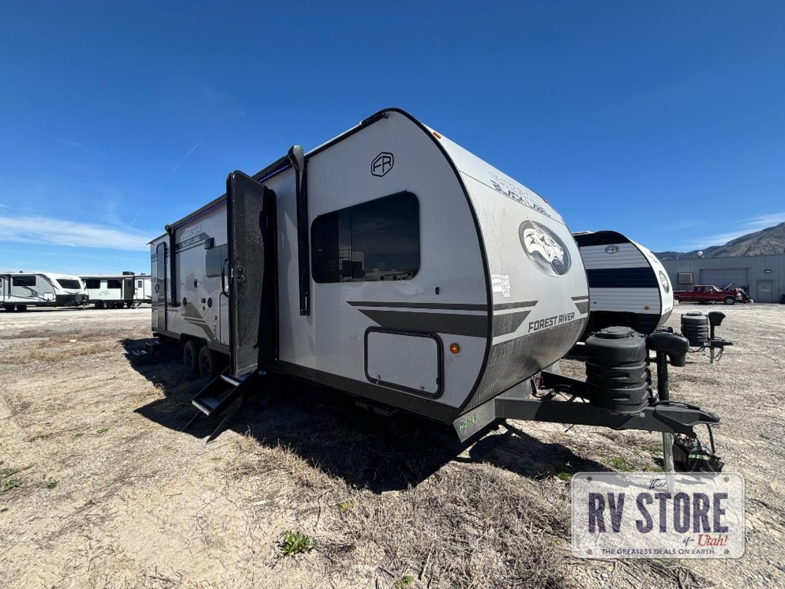 2026 Forest River RV Cherokee Grey Wolf Black Label 26DBHBL Bunkhouse|Front Bedroom|Outdoor Kitchen|Two Entry/Exit Doors|U