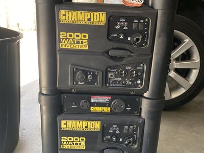 Champion dual inverter generators