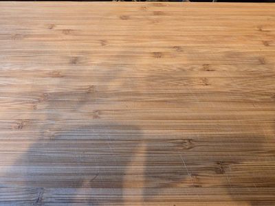 Wood cutting board w 2 stainless steel tray insert