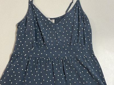 Blue Polka Dot Camisole (Abercrombie & Fitch) Size M