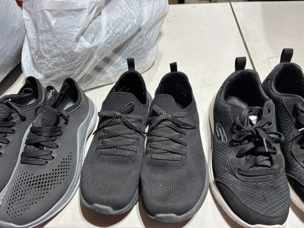 3 Pairs Of Womens Shoes-size 8