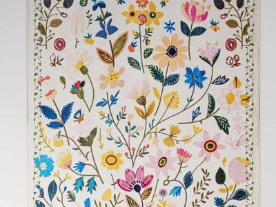 New 8ft by 10ft Large Floral Rug