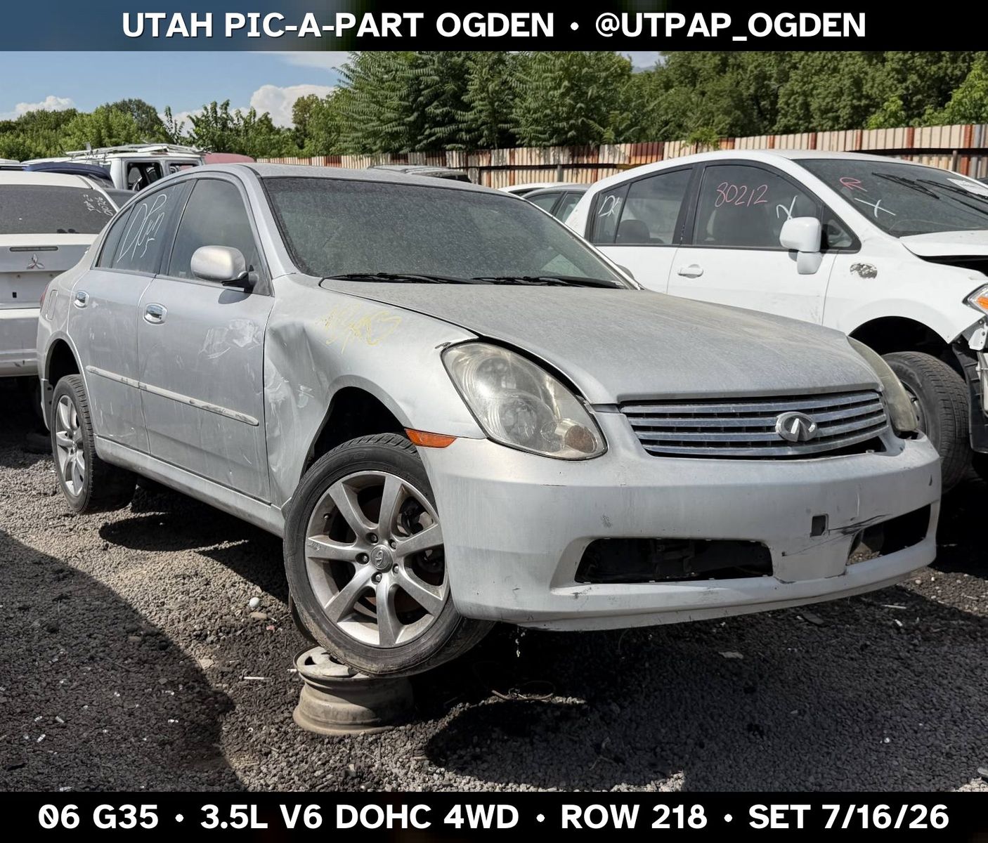 2006 Infiniti G35 Parts - UTPAP Ogden