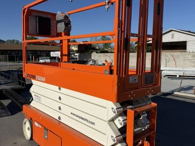 Snorkel 26 foot Scissor Lift for Rent. 32 Inches Wide. Delivery or Self Pickup