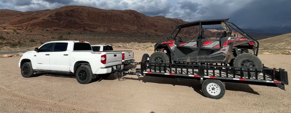 2019 Polaris RZR 1000 EPS 4 door UTV with trailer