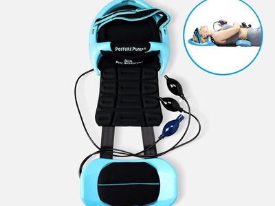 Posture Pump Dual Deluxe Full Spine Disc Hydrator Model 4100-D for Neck & Back Relief