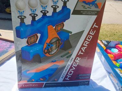 EastPoint Accurate Aim Hover Target Game Set with Dart Blaster & Foam Darts