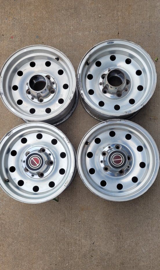 Ford truck factory aluminum wheels.