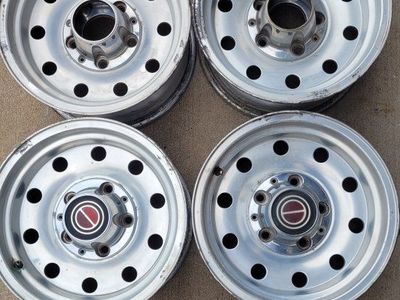 Ford truck factory aluminum wheels.