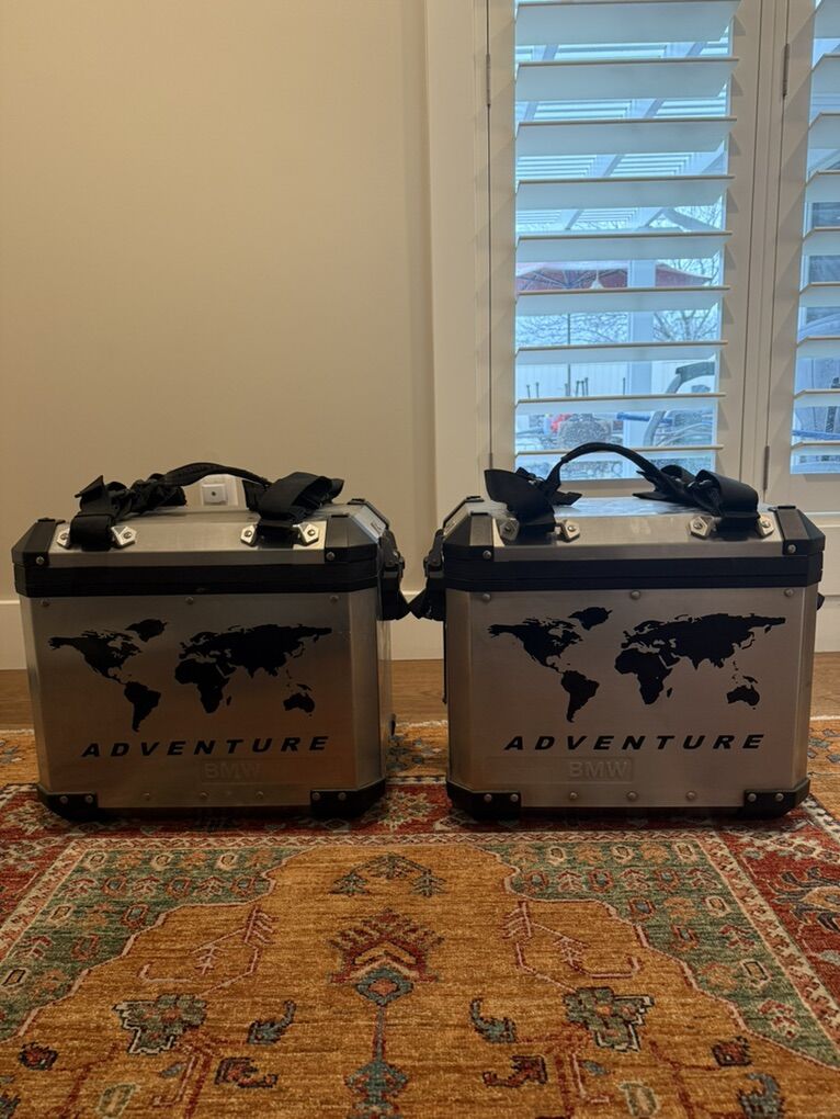 OEM BMW R1200/1250 GS/GSA Aluminum Panniers Set