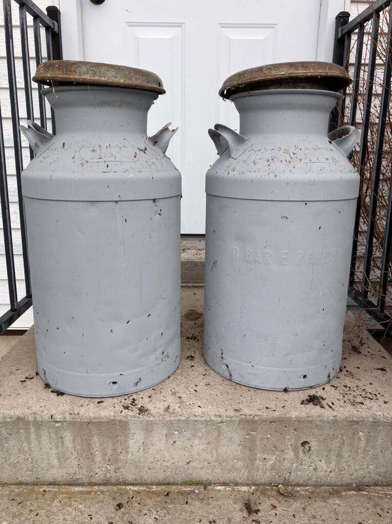 Vintage Milk Cans