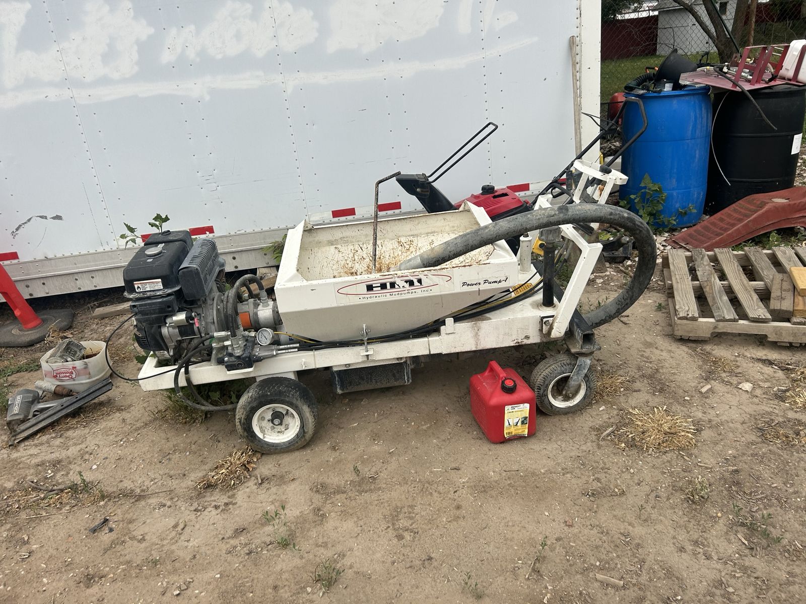 HMI Mud Jacking Pump - Concrete pump