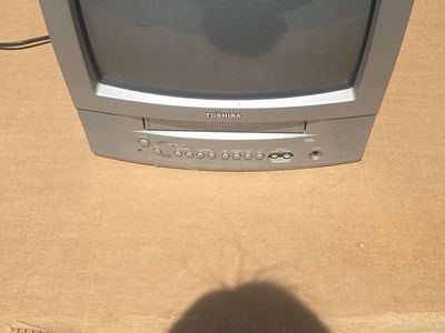 Toshiba retro gaming tv with vcr