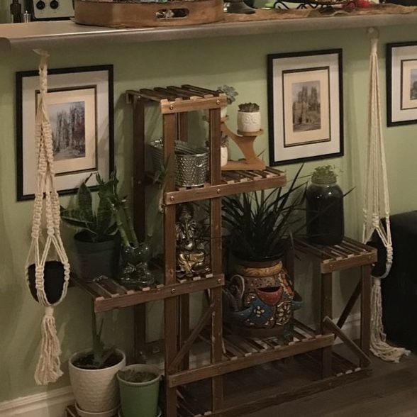 Bamboo Plant Stand