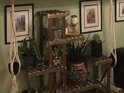 Bamboo Plant Stand