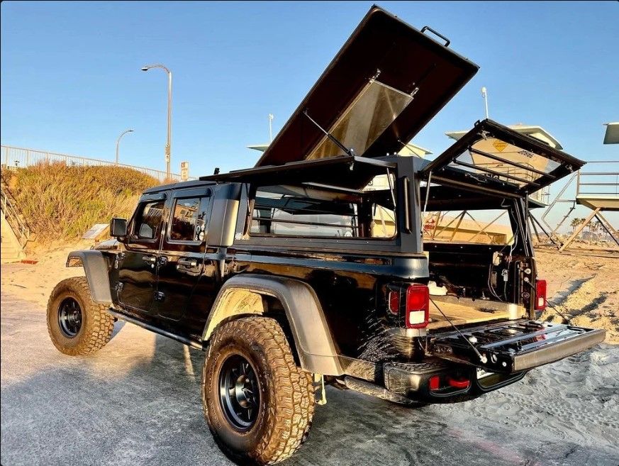 GAIA Steel Truck Cap – Jeep Gladiator Overland Camper Topper (2020-2026)