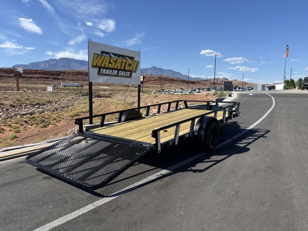 2026 RawMaxx 7X14 UTX Jet Black Utility Trailer