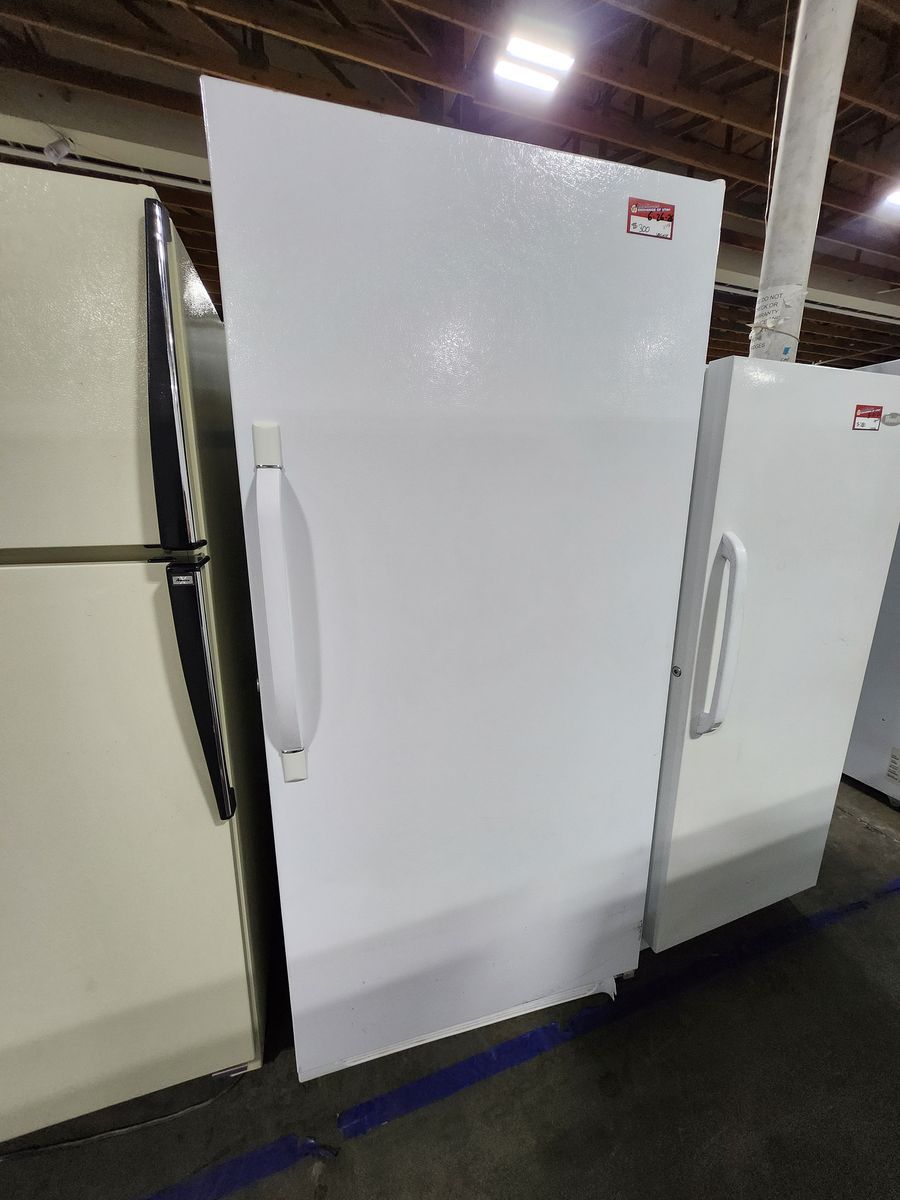 Frigidaire 21 cf White Upright Freezer - Spacious Storage for Your Home not frost free