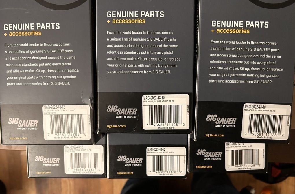 10&12rd Clips For 40 Cal SigSauer 2022(Sig Pro)