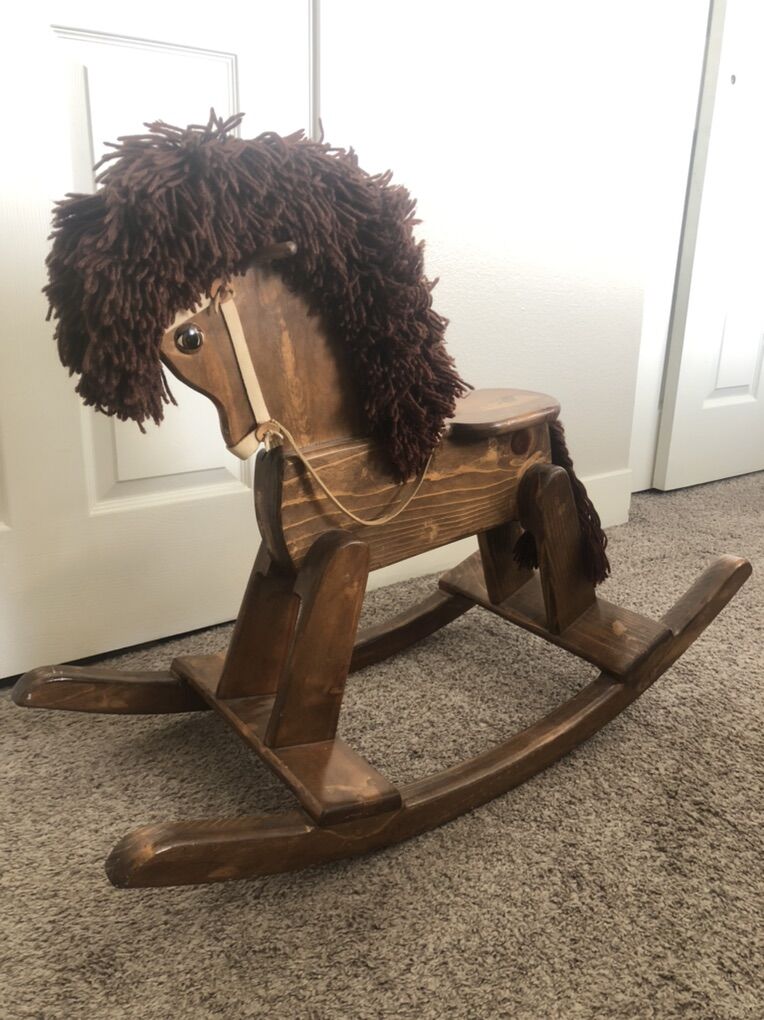 Wooden Rocking Horse