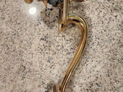 Gold entry door knob
