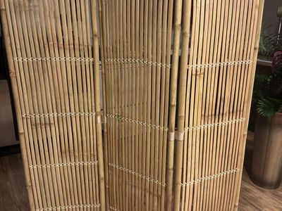 Bamboo room divider
