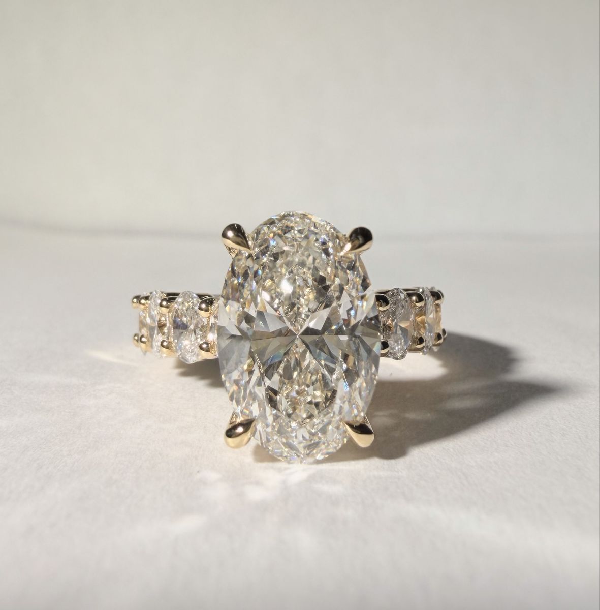 Oval Cut Lab Grown Diamond Ring