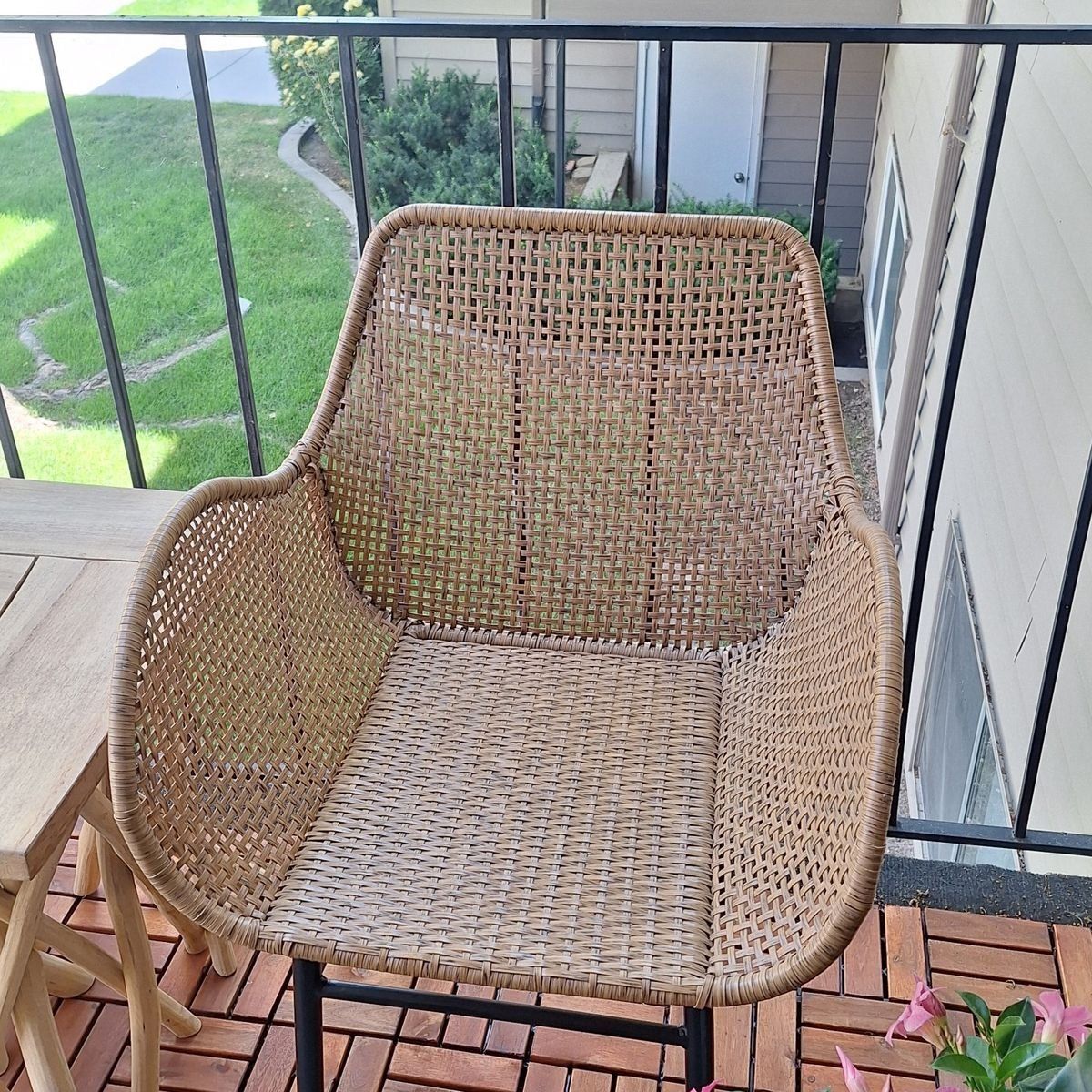 Like New rattan Indoor/ Outdoor chair ‐ 2 available.