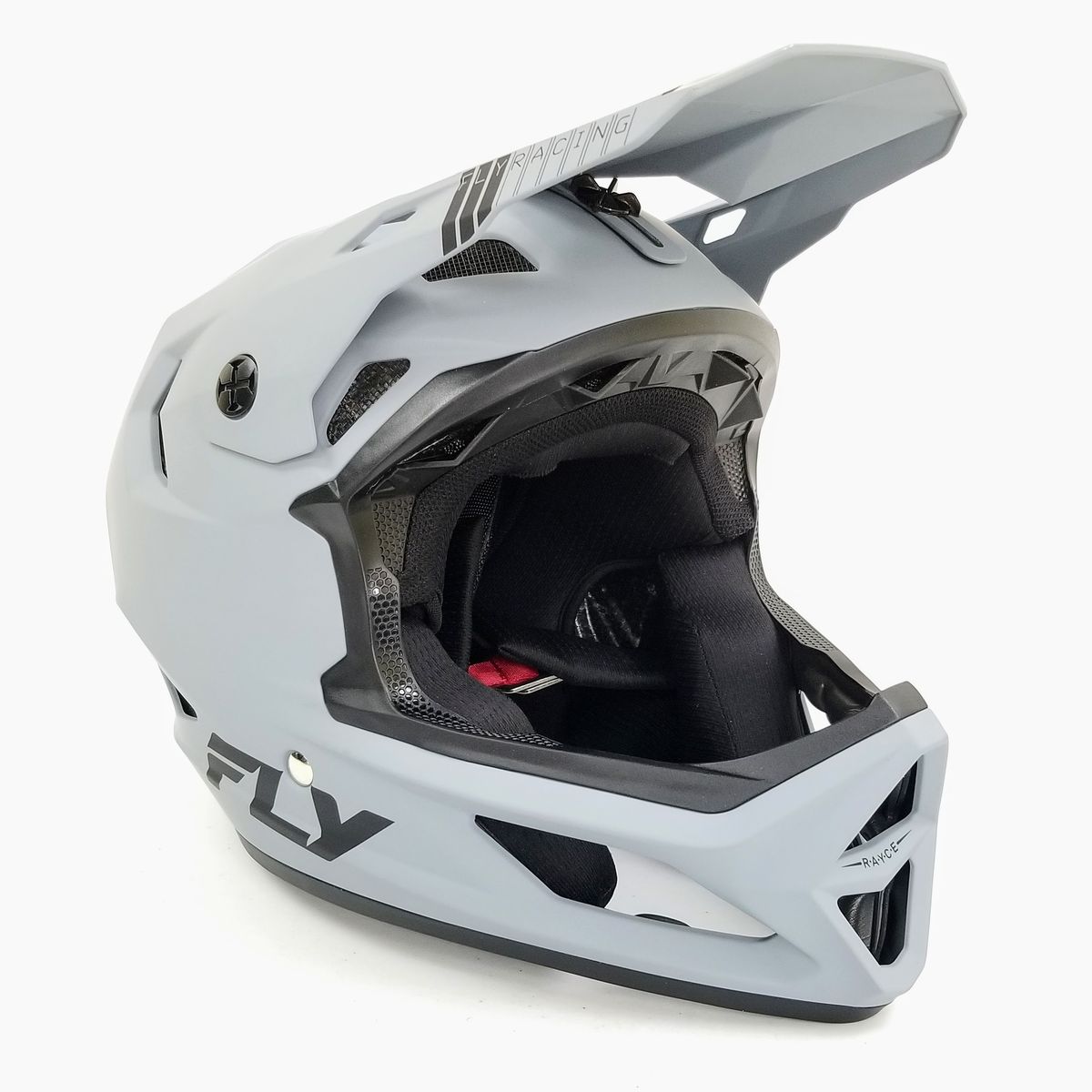 Fly Racing Rayce MTB/BMX Bicycle Helmet (Matte Grey, X-Small) (73-3614XS-L-R8-S3)