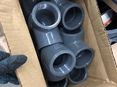 Spears 807-020 2" PVC 80 elbow socket to FPT
