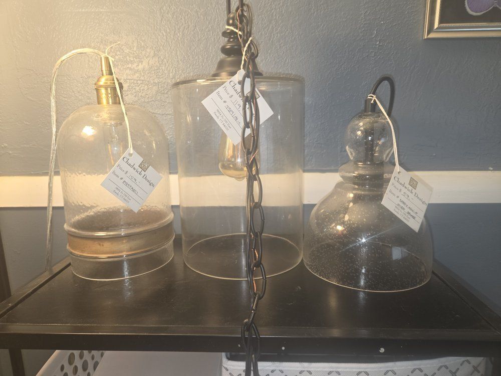 Chadwick Design Glass Pendant Lights Assorted Styles