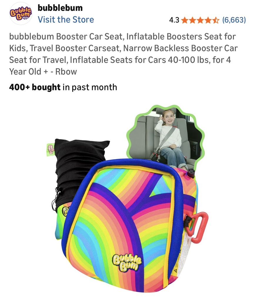 BubbleBum Car Seats