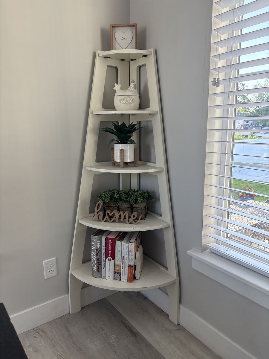 Corner Shelf Unit - 5-Tier
