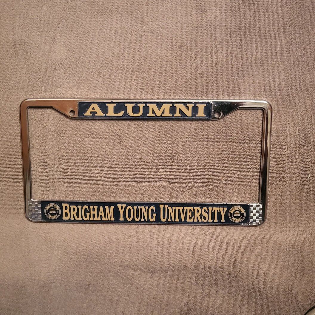 BYU license plate frame