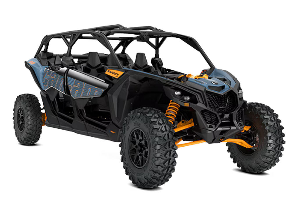 2026 Can-Am® Maverick X3 MAX DS Turbo Scandi Blue & Orange Crush