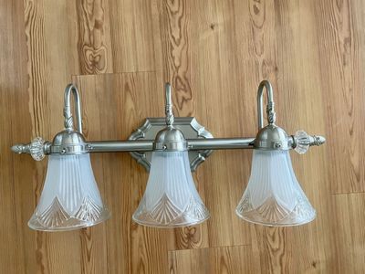 Satin Nickel Vanity Light