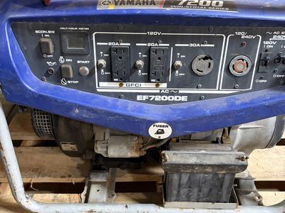 Yamaha generator 7200