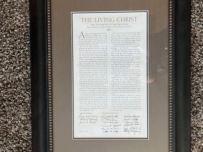 Living in Christ framed 24x18