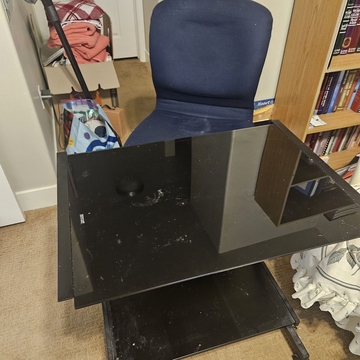 Desk with chair