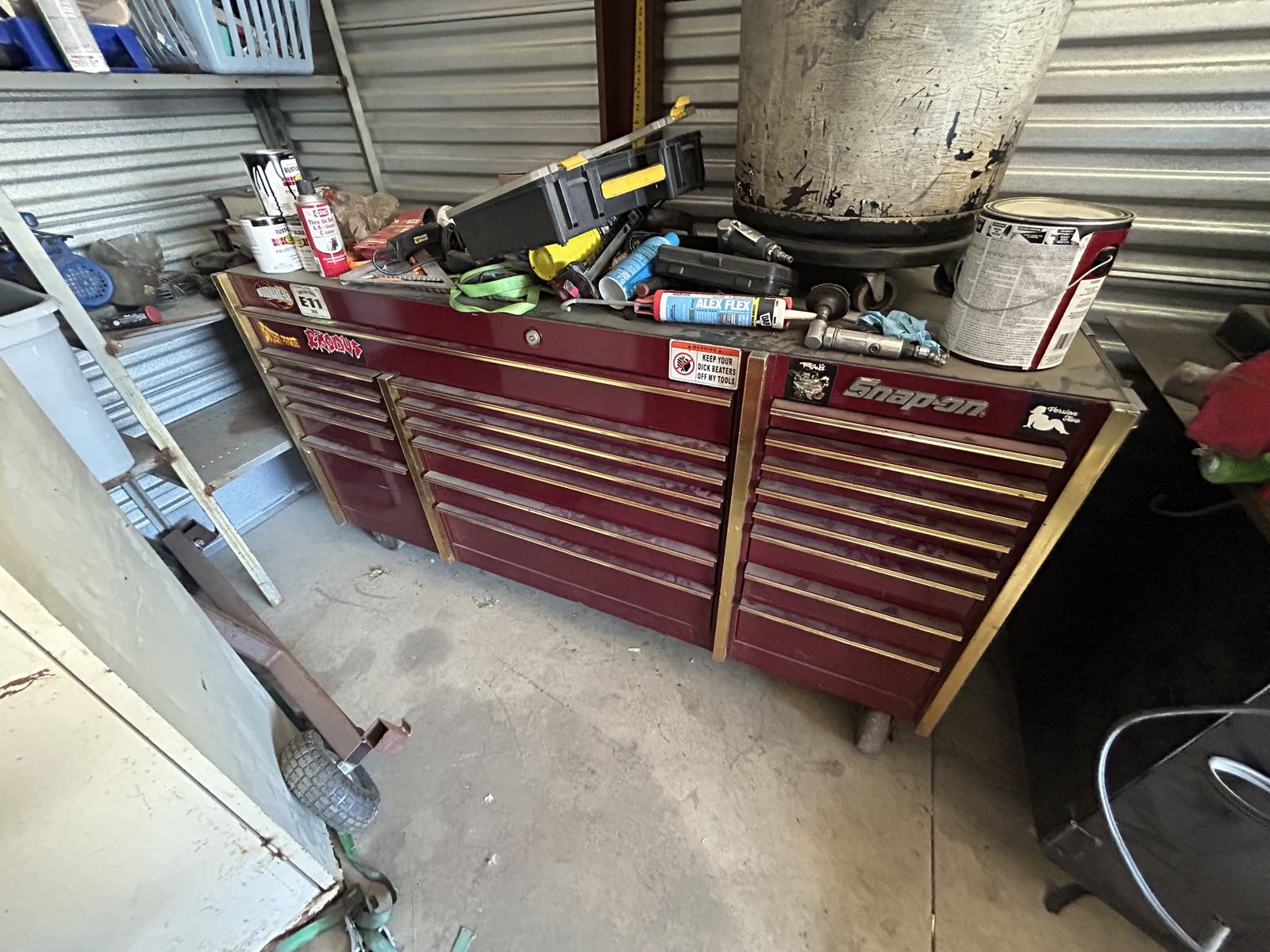 Snap-on KRL773APDH Berry Rolling Tool Box Cabinet