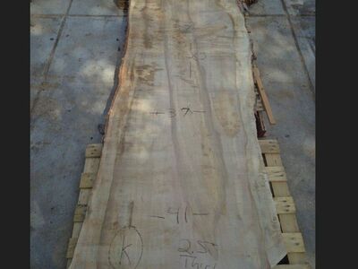 Live Edge Silver Maple Slabs, Pile 3 $10 Board Ft
