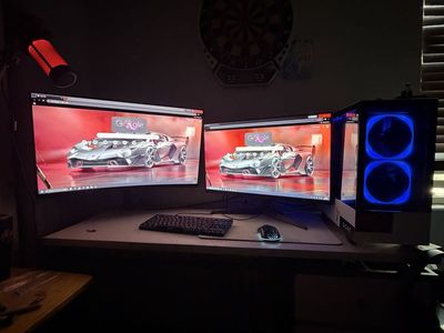Custom Gaming PC: Intel i7-14700F, RTX 4070, 32GB DDR5 RAM, 5TB Storage, Dual Monitors