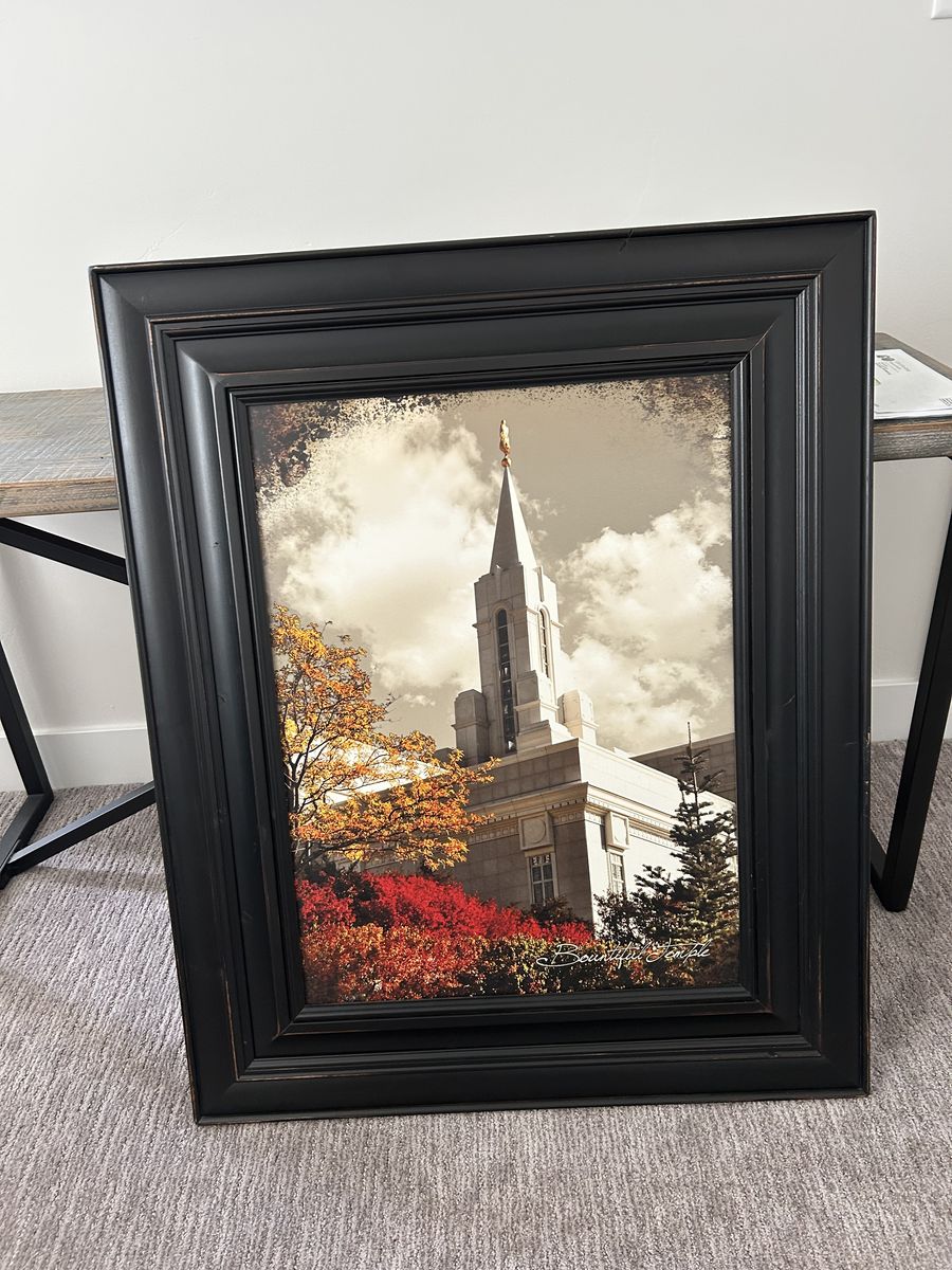 Beautiful Picture of Bountiful Temple