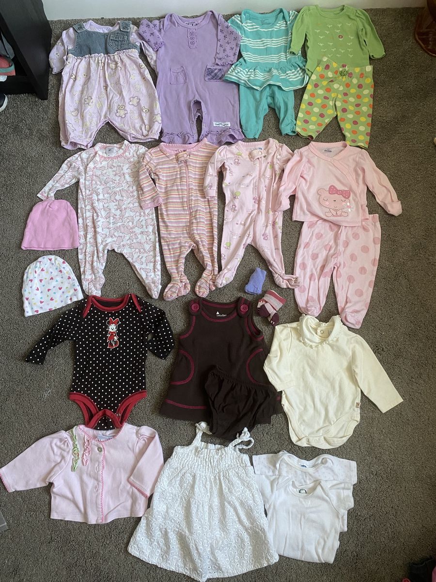 0-3m baby girl clothes