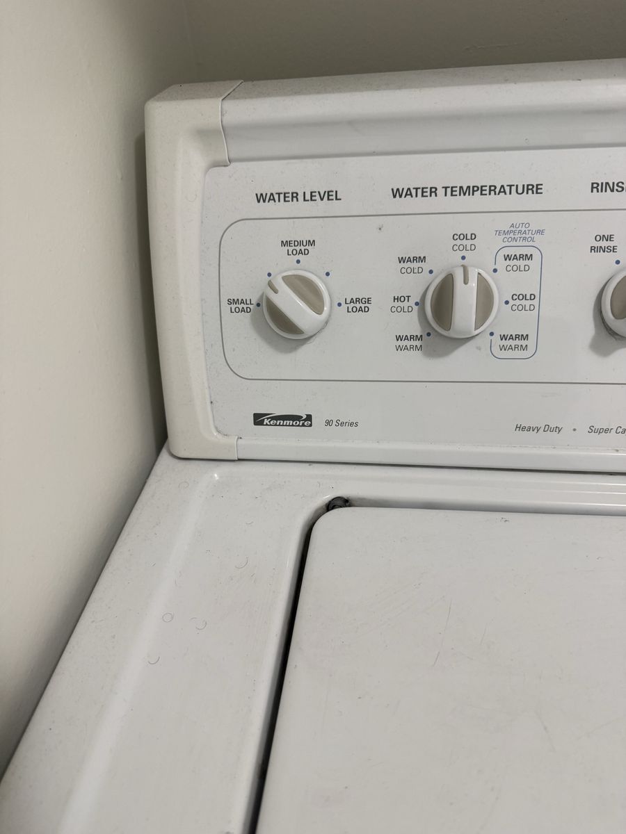 Washer and dryer