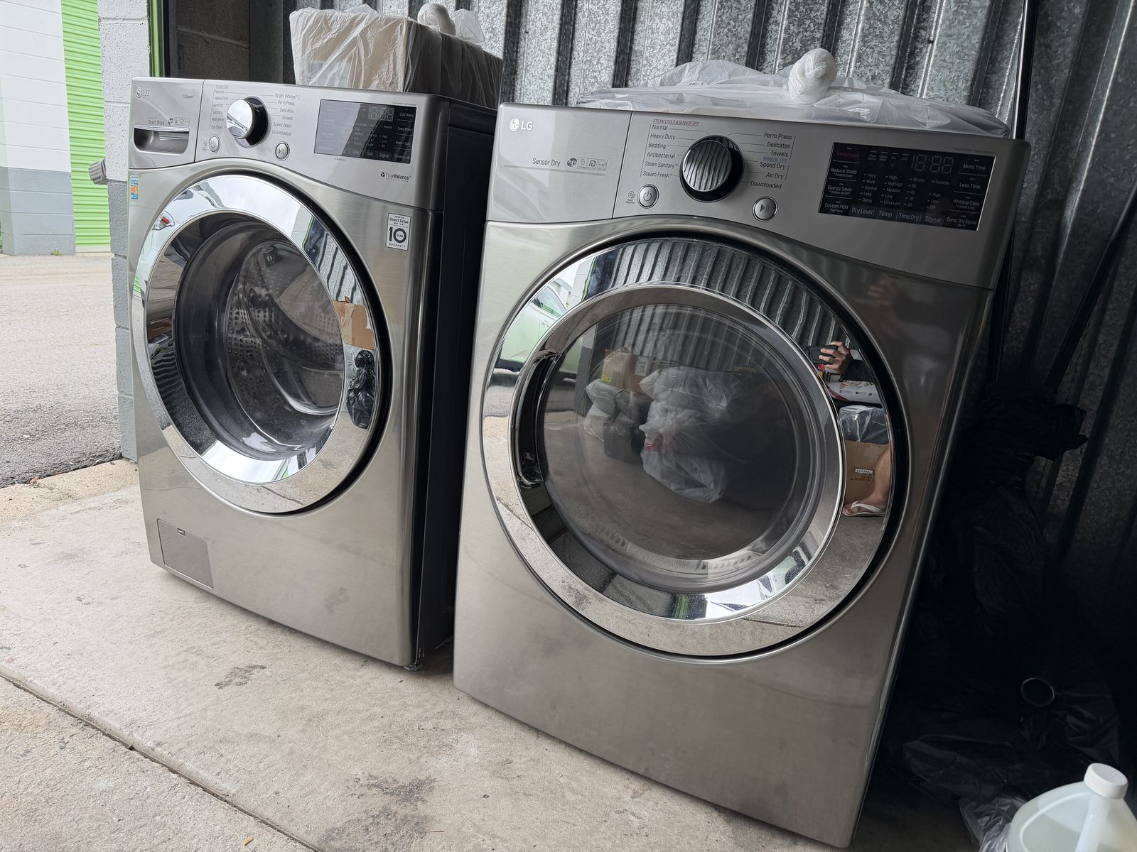 LG Washer Dryer Set MW3700HVA DLEX3700V